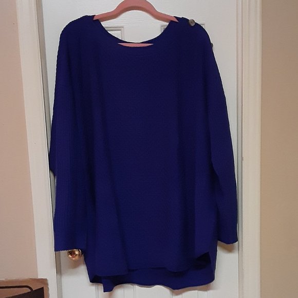 Avenue Sweaters - Avenue Dark Blue Cardigan Sweater
